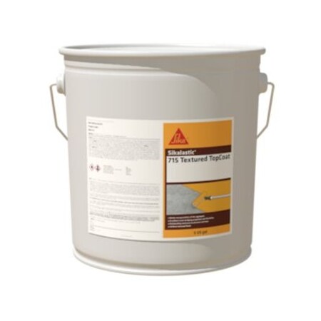 Sika Sikalastic 715 Textured Top Coat Tan 5 Gallon 537818
